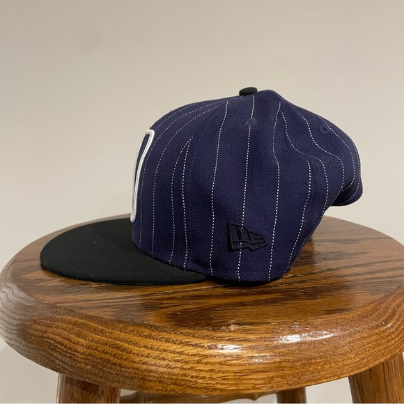New Era Duke Blue Devils Striped 9Fifty Hat “Blue / Black” - Picture 2 of 6